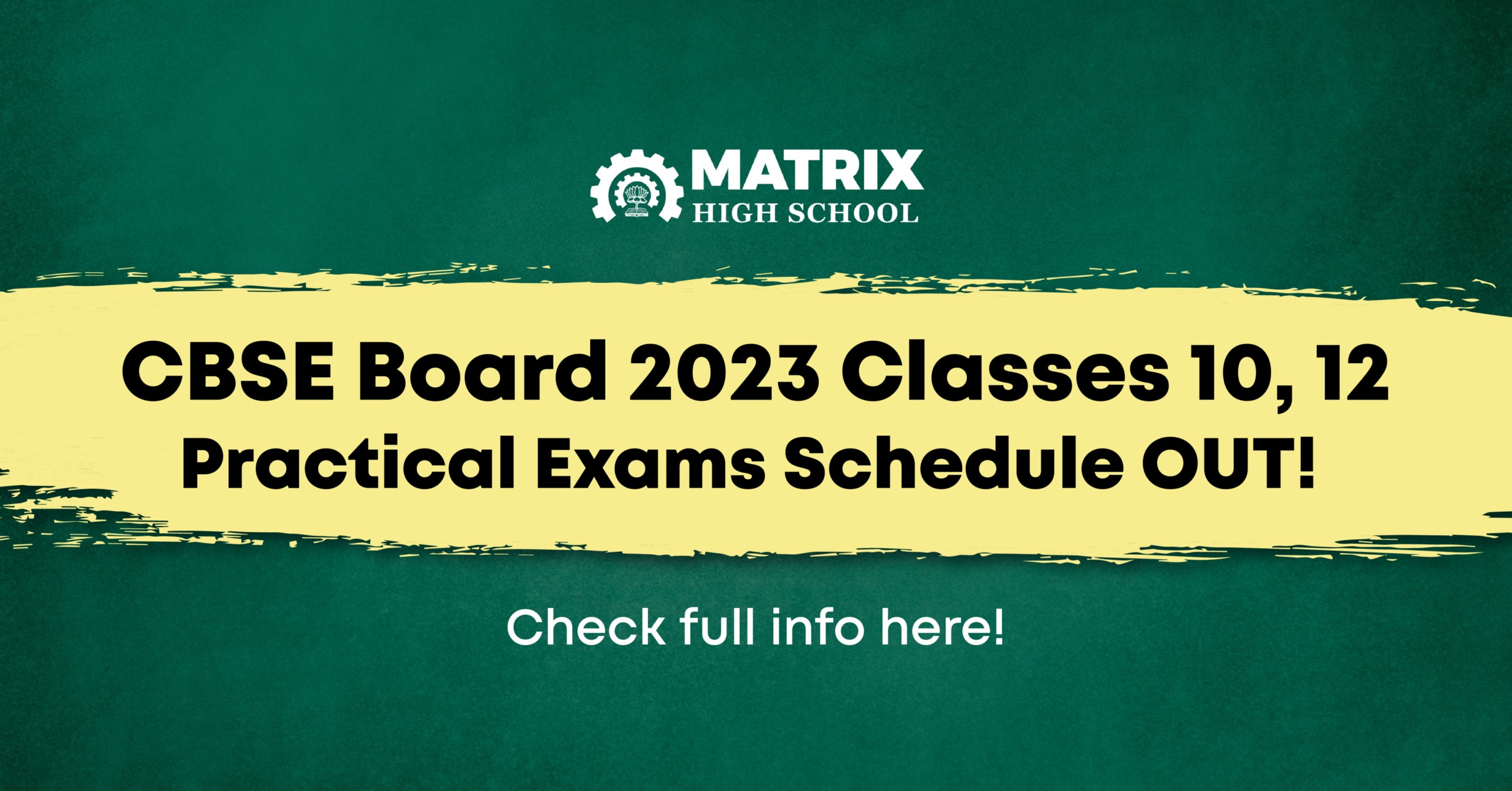 CBSE Board 2023 Class 10, 12 Practical Exams Schedule!