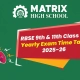 RBSE 9th & 11th Yearly Exam Time Table 2025-26