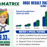 RBSE 10th Result Comparison by Matrix