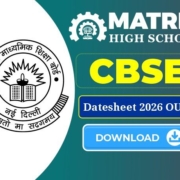 CBSE Date Sheet 2026