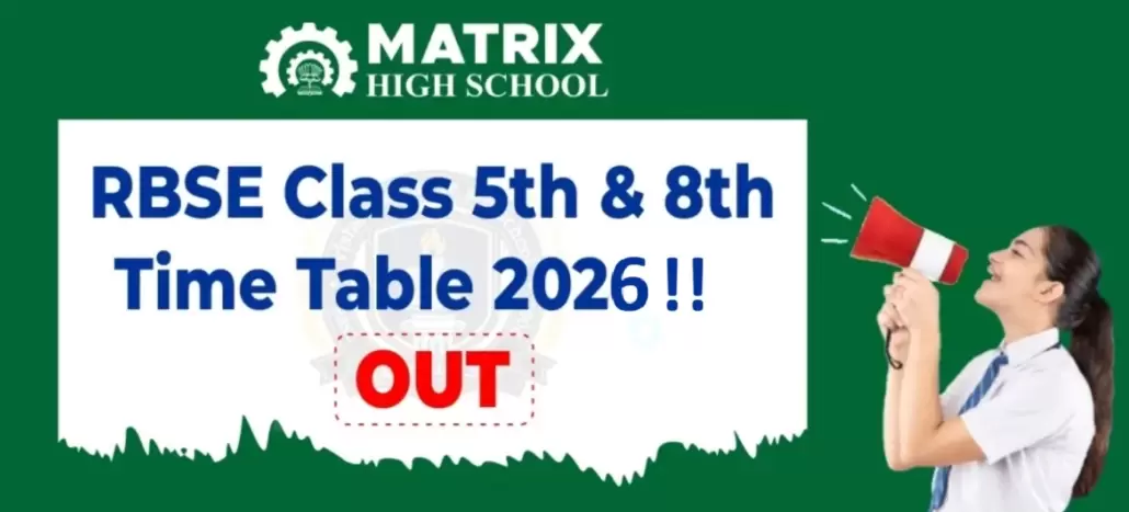 RBSE-Class-5-8-Time-Table-2026-Released
