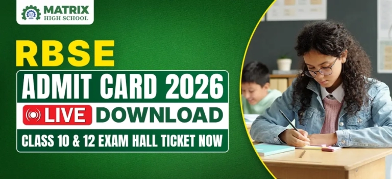 RBSE Admit Card 2026 LIVE:  Download Class 10 & 12 Exam Hall Ticket Now