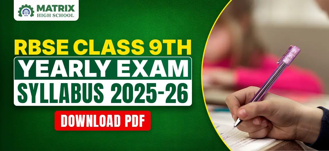 RBSE Class 9 Syllabus 2025-26 (All Subjects)