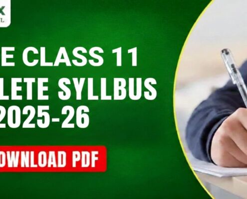 CBSE Class 11 complete syllabus 2025-2026