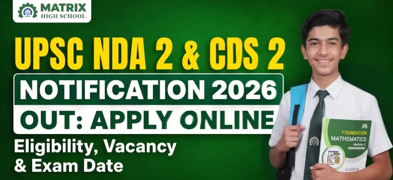 UPSC NDA 2 & CDS 2 Notification 2026 Out: Apply Online, Eligibility, Vacancy & Exam Date